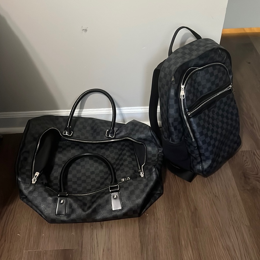 Louis vuttion Micheal Duffle bag and book bag